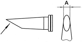 COOPER TOOLS / WELLER - LT AA LF - 烙铁头宽1.6MM铲形寿命长