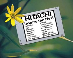 HITACHI - LMG 7525 RPFF - 液晶显示屏模块 单色 STN 1/4 VGA 4.7''