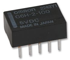 OMRON ELECTRONIC COMPONENTS - G6HU-2100 5DC - 继电器 PCB DPCO锁入式 5VDC