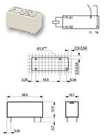 TYCO ELECTRONICS / AXICOM - 7-1393224-2 - 继电器 PCB DPCO 24VDC