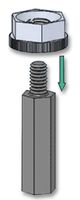 RICHCO - KNF 40 - 螺母 KWIK KNF 40