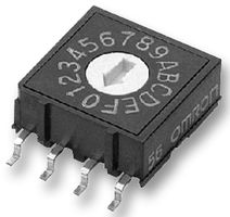 OMRON ELECTRONIC COMPONENTS - A6RS-102RF - 开关 旋转式 DIP