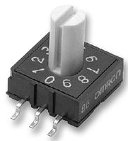 OMRON ELECTRONIC COMPONENTS - A6RS-101RS - 开关 旋转式 DIP 加长旋轴