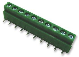 MULTICOMP - PA002-10 - 接线端子块 PCB 10路 直角型