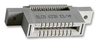 ELCO - 006338020000042 - 插座，直接插入 IDC 20路