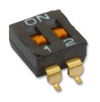 OMRON ELECTRONIC COMPONENTS - A6S-2102-H - 开关 DIP SMD 2路