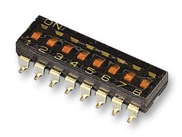 OMRON ELECTRONIC COMPONENTS - A6S-8102-H - 开关 DIP SMD 8路