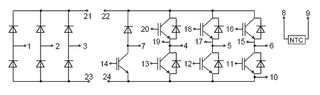 INFINEON - FP40R12KE3 - 晶体管 IGBT模块 1200V ECONOPIM