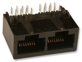 MOLEX - 441500001 - 直角插口 CAT5 2端口