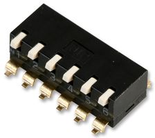 MULTICOMP - MCEPM-06 - 开关 DIL 钢琴键 SMD 6路