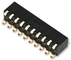 MULTICOMP - MCEPM-10 - 开关 DIL 钢琴键 SMD 10路