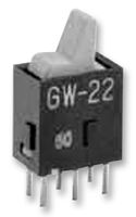 NKK SWITCHES - GW12LHP - 船形开关 SPDT 开-开