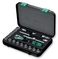 WERA - 8100 SA 1 - 棘齿工具套件 ZYKLOP 公制 18件