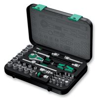 WERA - 8100 SA 2 - 棘齿工具套件 ZYKLOP 公制 42件