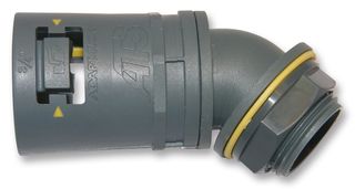 ADAPTAFLEX - AT16/M16/45/GRY - 导管配件 45度 M16 16MM 灰/黄色 10只