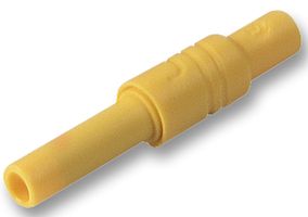 HIRSCHMANN - KUN S YELLOW - 插孔 安全型 4mm 黄色